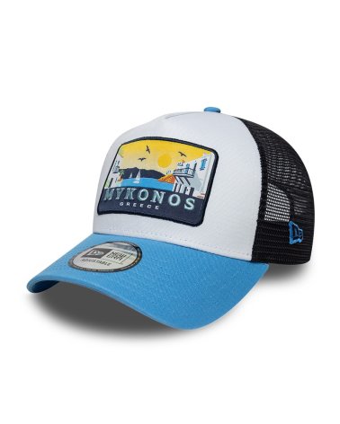 New Era trucker hat Mykonos