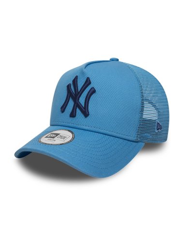 New Era trucker hat flat visor