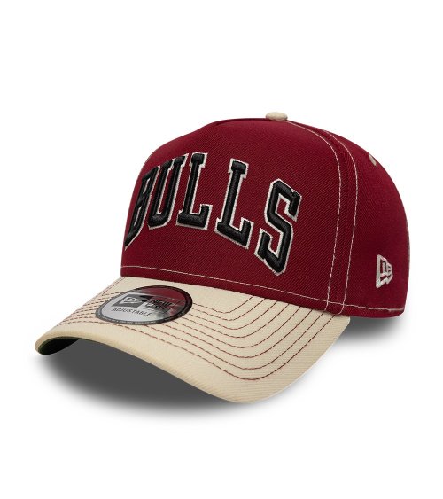 New Era Bulls adjustable visor cap