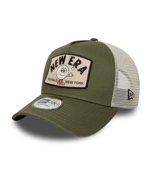 New Era trucker cap flat visor