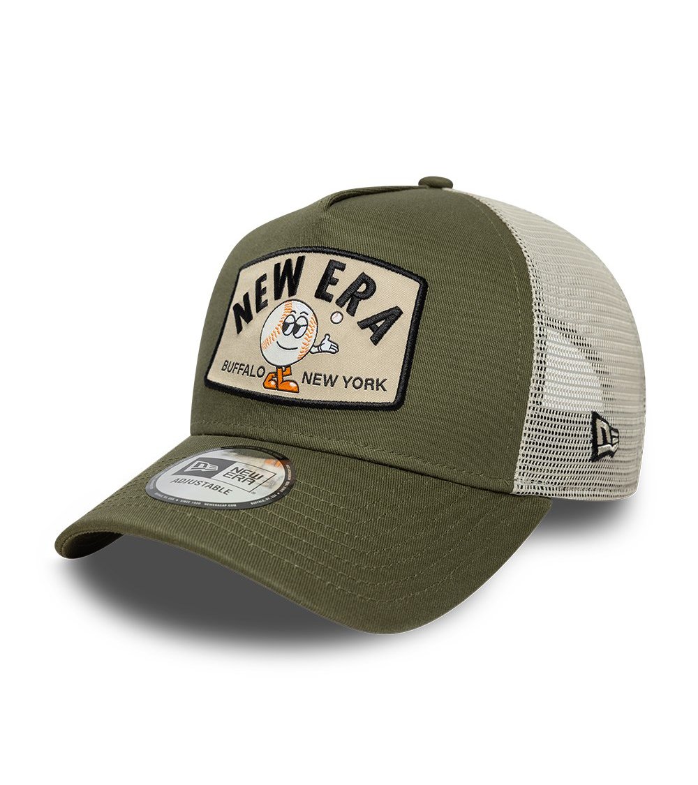 New Era Trucker Cap flache Krempe