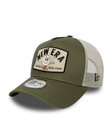 New Era trucker cap flat visor