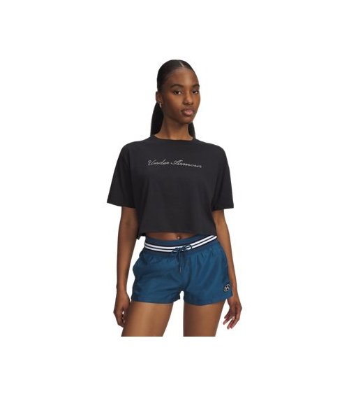 Under Armour Camiseta Crop de Manga Corta