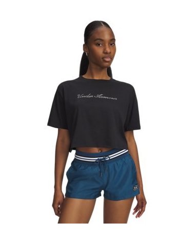 Under Armour T-shirt crop maniche corte