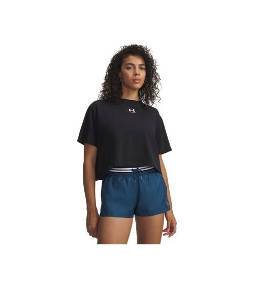 Under Armour Rival Boxy Tee de manga corta