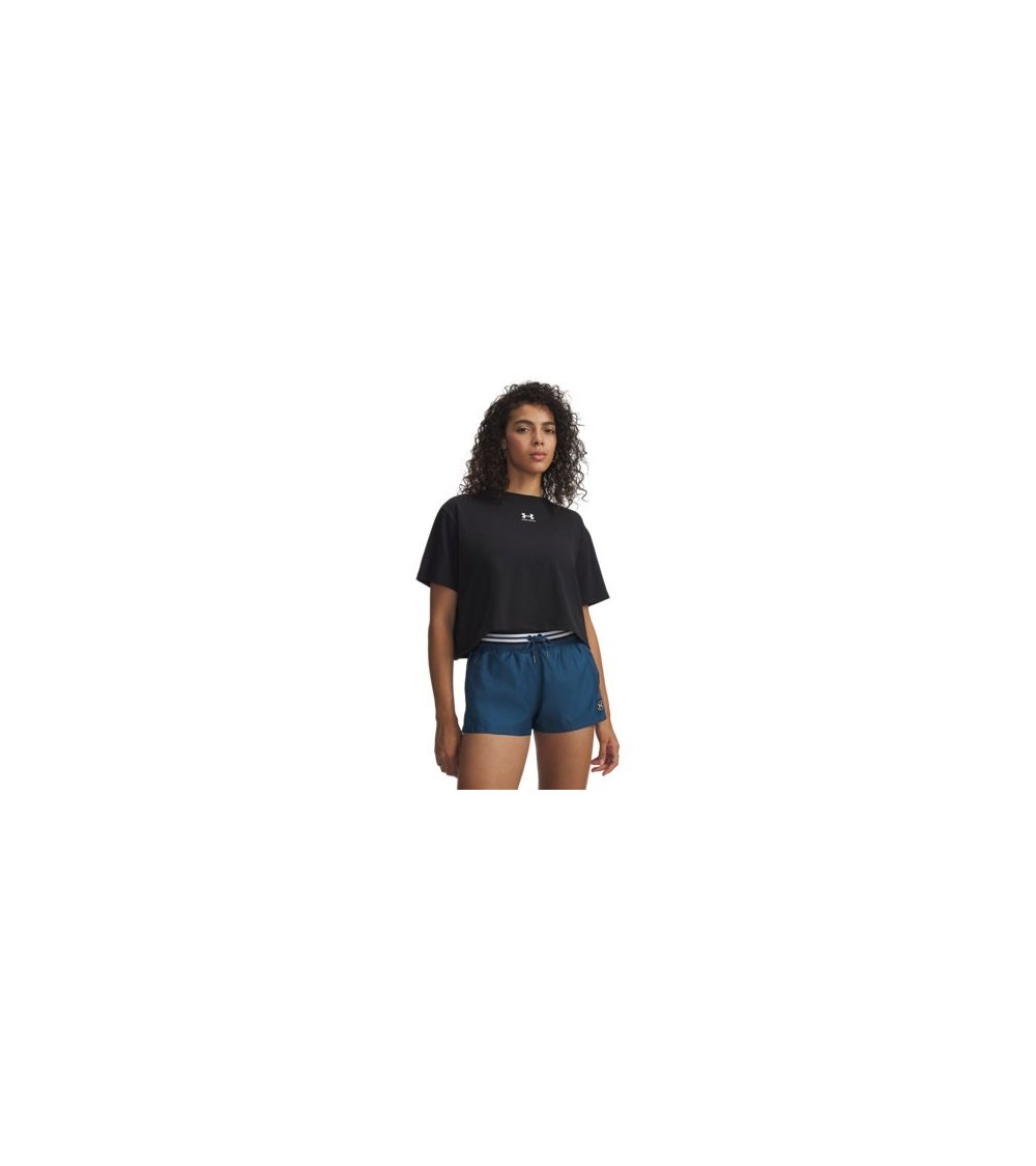 Under Armour Rival Boxy Tee de manga corta