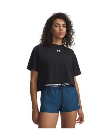 Under Armour Rival Boxy Tee de manga corta