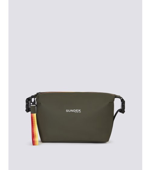 Sundek beauty case with zip closure