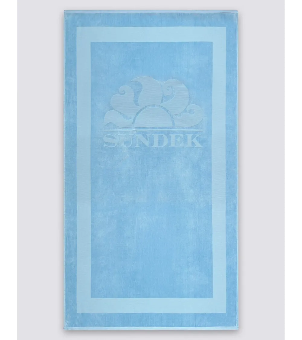 Sundek jacquard beach towel