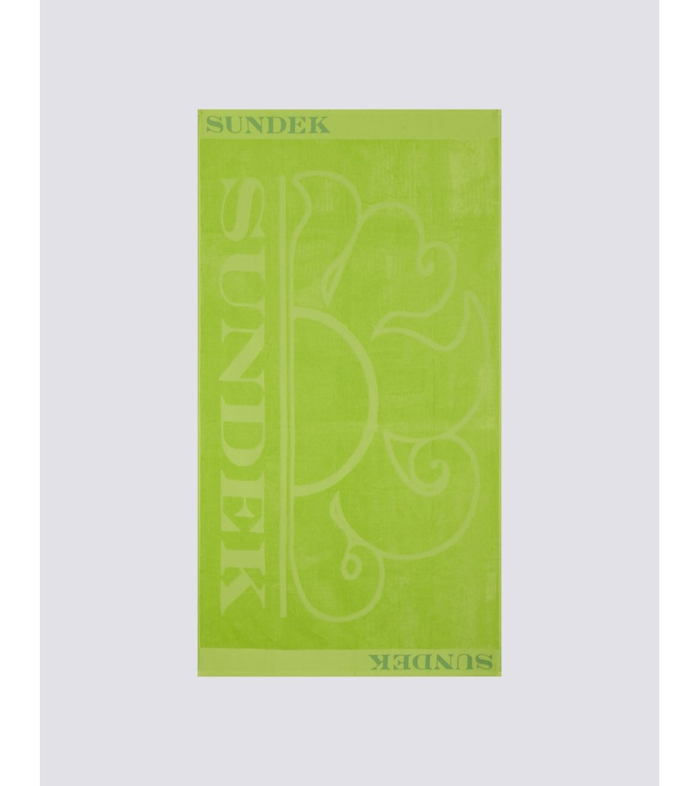 Sundek beach towel with logo