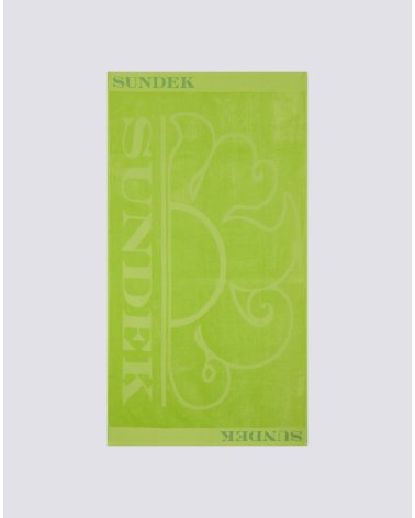Sundek beach towel with logo