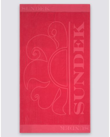 Sundek beach towel with logo