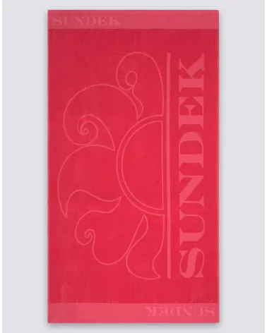 Sundek beach towel with logo