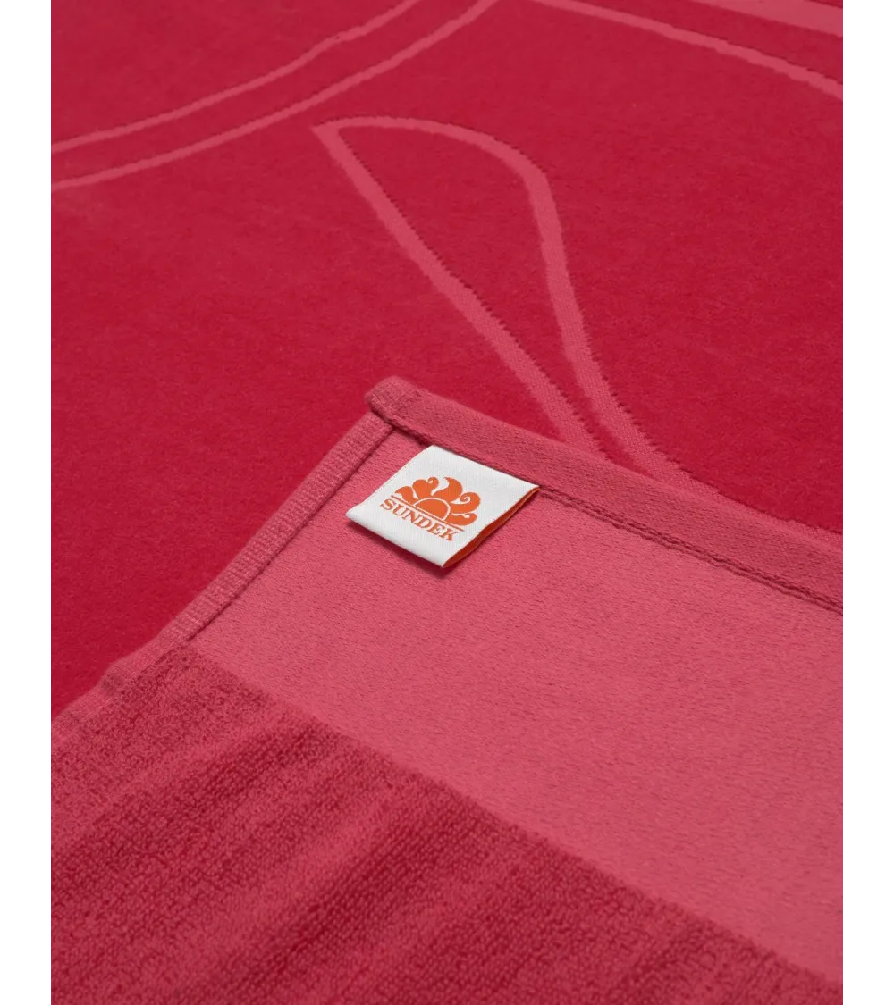 Sundek beach towel with logo