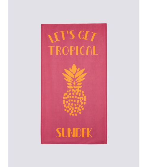 Sundek toalla de playa estampado tropical