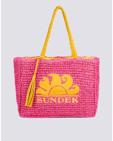 Sundek geflochtene Handtasche aus Stoff
