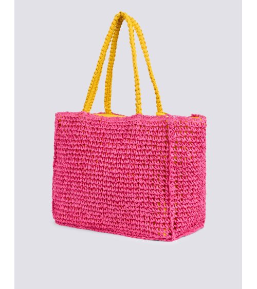 Sundek borsa a mano intrecciata in tessuto