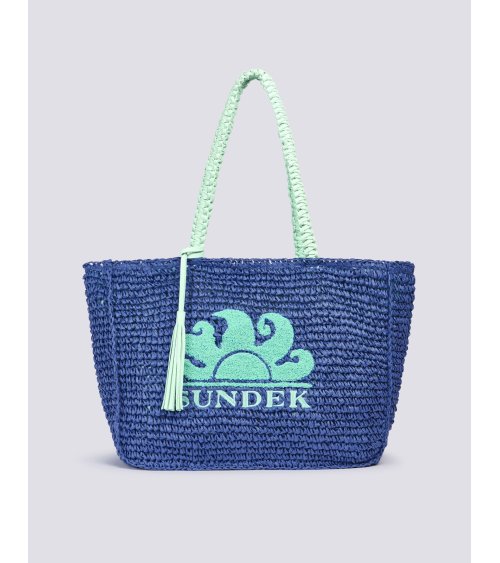 Sundek bolso de mano trenzado en tejido