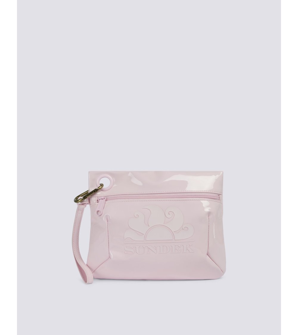 Sundek shiny beach bag zip