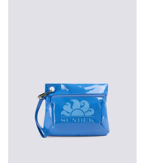 Sundek shiny beach bag zip