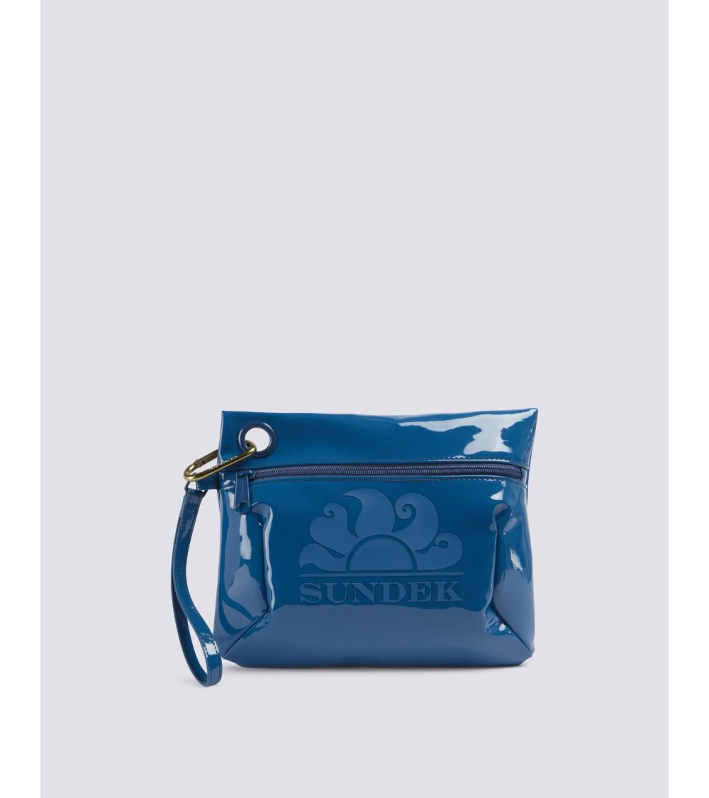 Sundek shiny beach bag zip