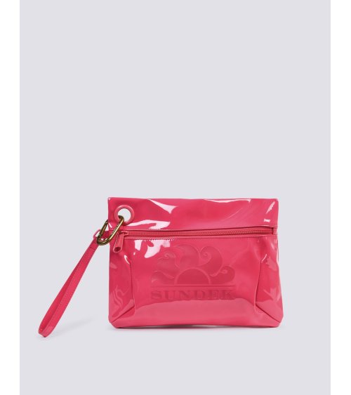 Sundek borsa mare lucida zip