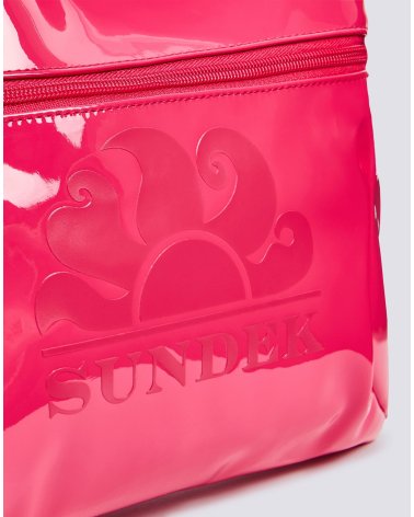 Sundek shiny beach bag zip