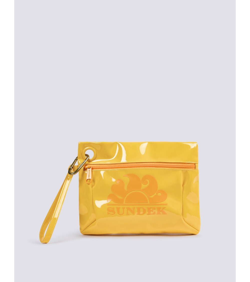 Sundek shiny beach bag zip