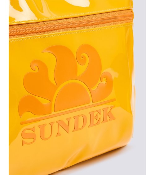Sundek shiny beach bag zip