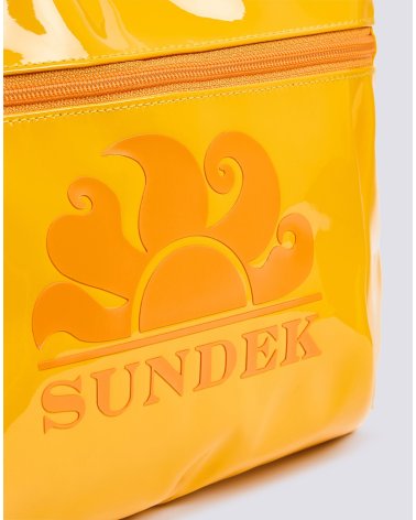 Sundek shiny beach bag zip