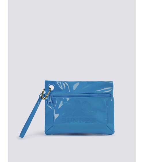 Sundek shiny beach bag zip