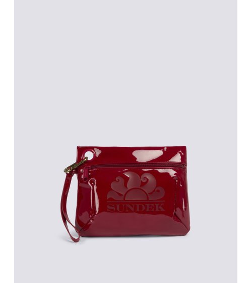 Sundek shiny beach bag zip