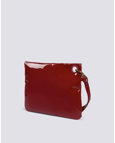 Sundek glänzende Strandtasche Reißverschluss
