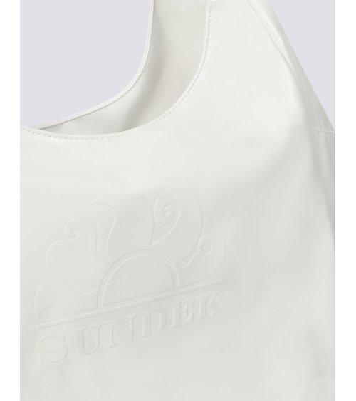 Sundek beach bag with top closure