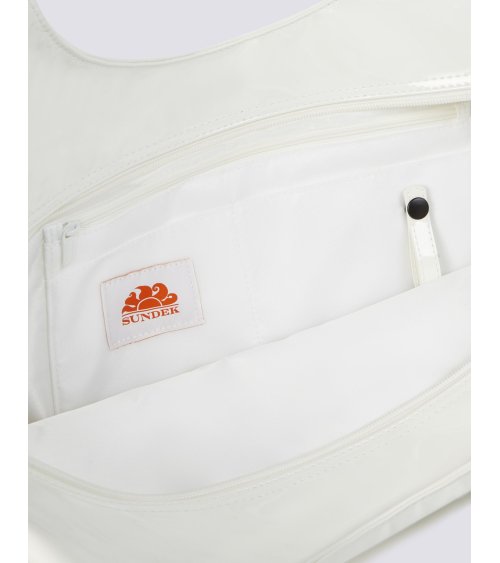 Sundek beach bag with top closure
