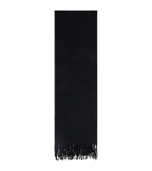 Rectangular scarf with fringes Guess
