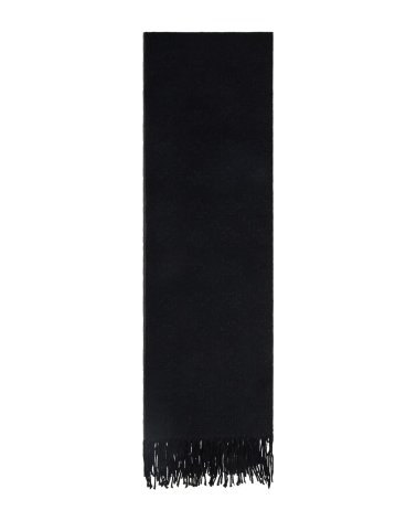 Rectangular scarf with fringes Guess