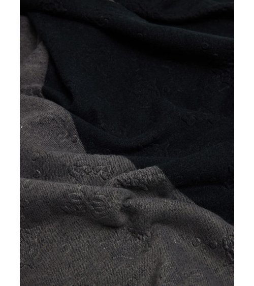 Rectangular scarf with fringes Guess