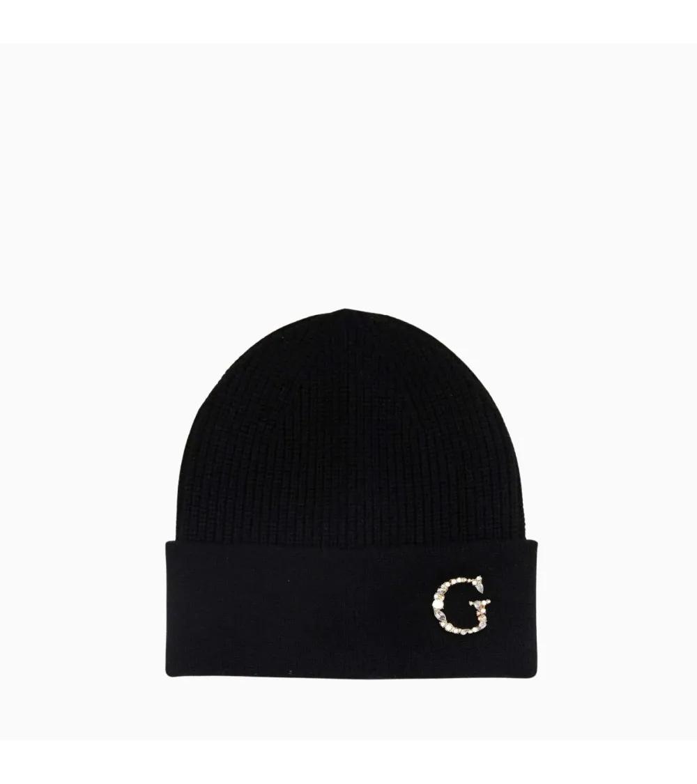 Guess bonnet maille logo