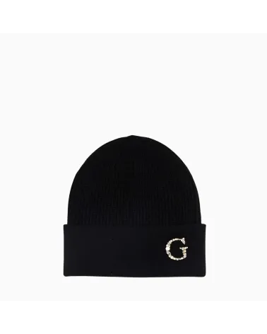 Guess knitted hat logo