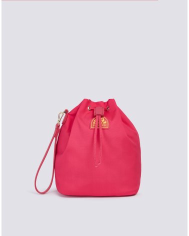 Sundek Schultertasche mit Kordelzugverschluss