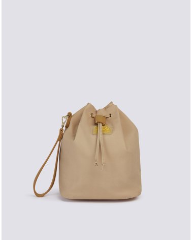 Sundek Schultertasche mit Kordelzugverschluss