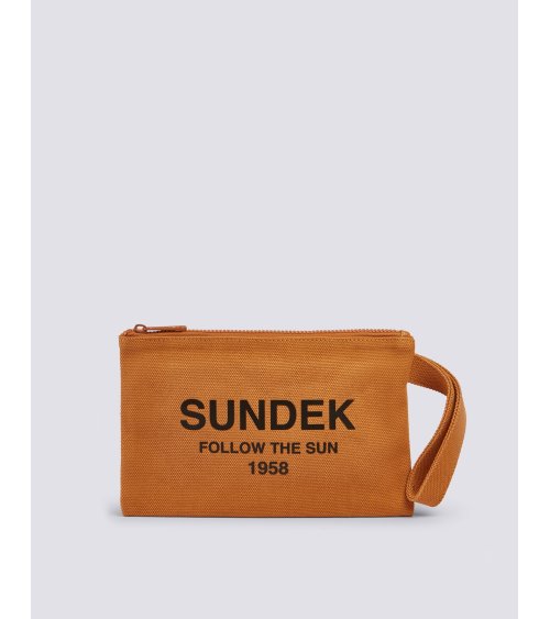Sundek beach bag with zip closure