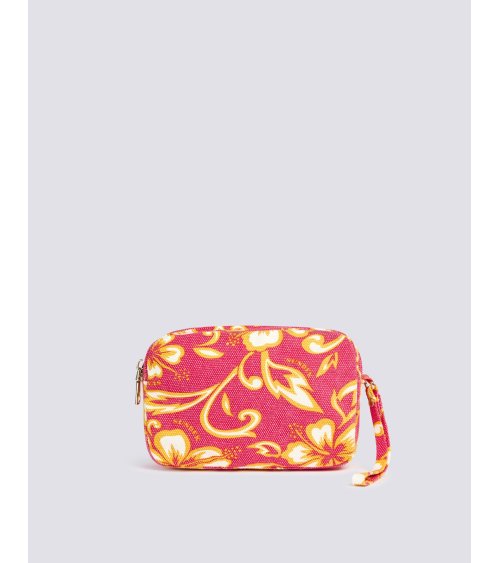 Sundek borsa a mano con zip floreale