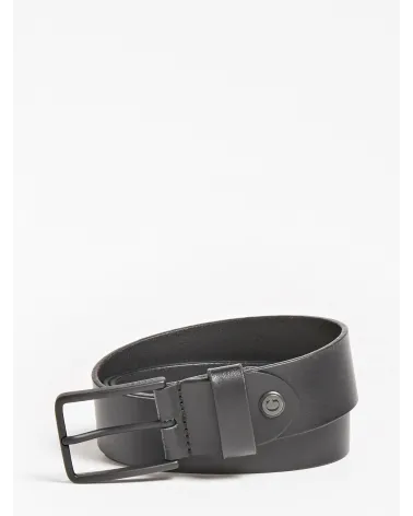 Guess leather belt with metal buckle