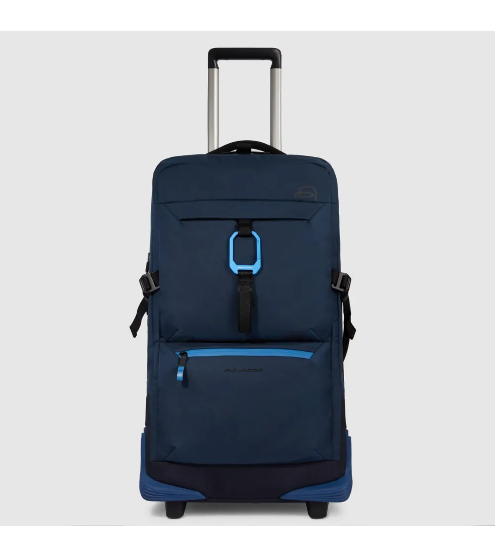 Piquadro Trolley-Koffer 2 Räder recycelter Stoff
