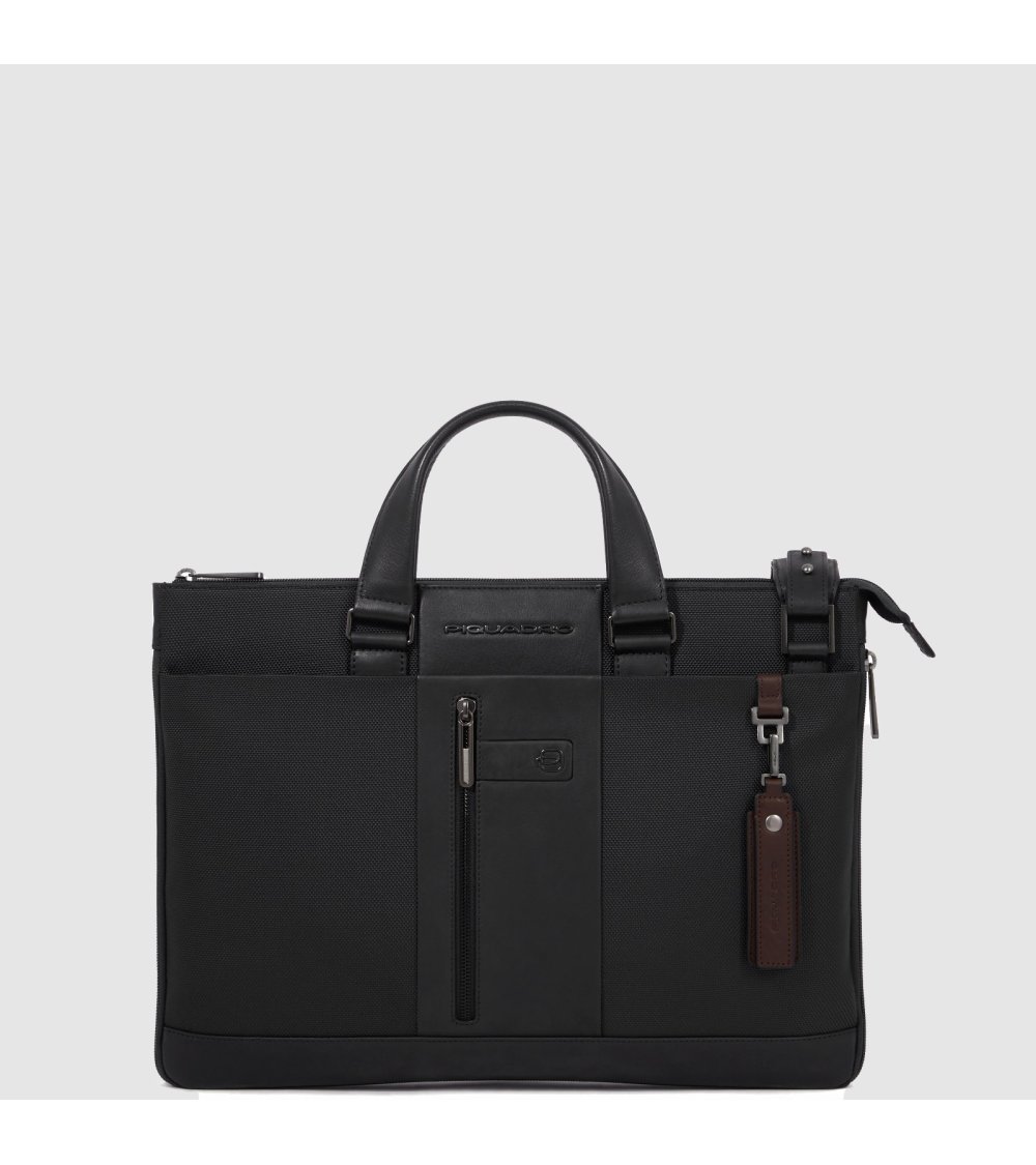 Piquadro Business-Tasche mit Griffen und Schultergurt
