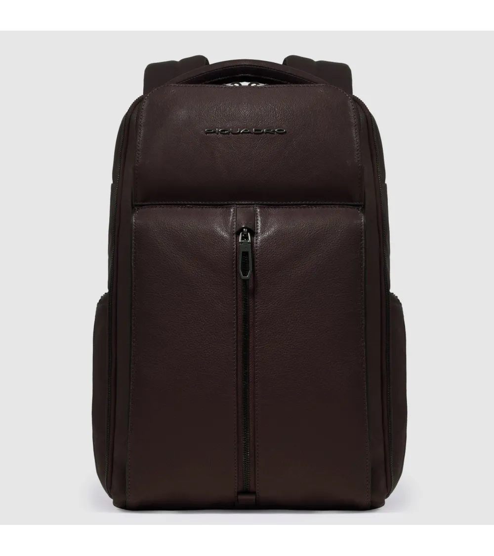 Piquadro Leder-Rucksack Laptop 15,6"