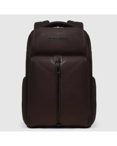 Piquadro Leder-Rucksack Laptop 15,6"