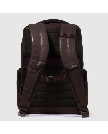 Piquadro Leder-Rucksack Laptop 15,6"